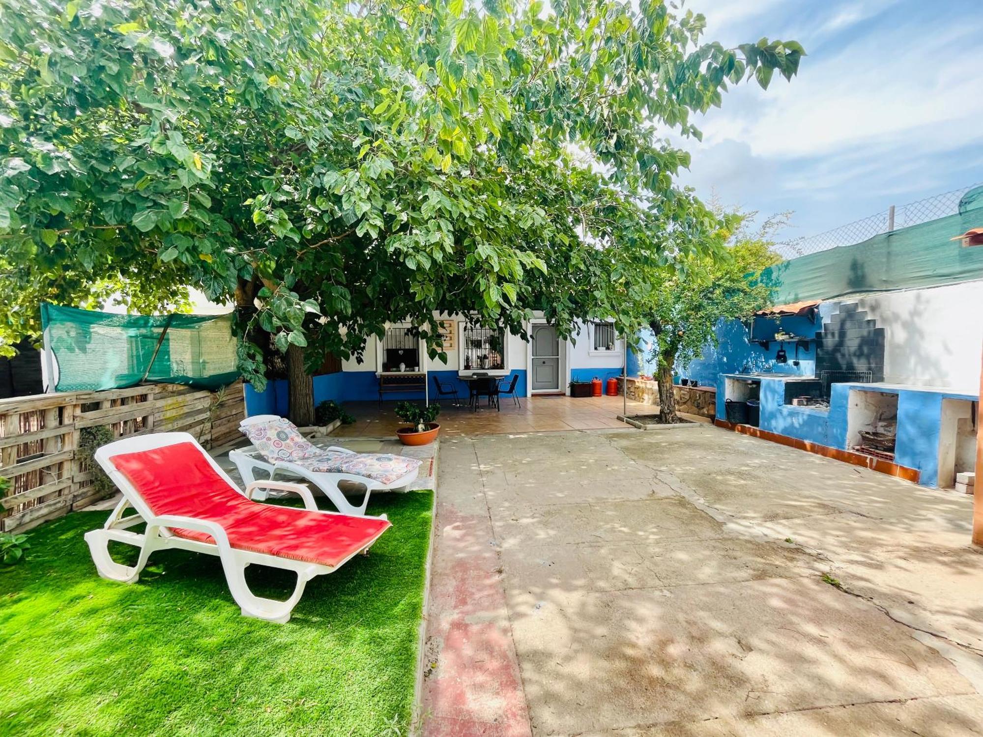 Estudio Adosado Acogedor Con Jardin, Barbacoa Y Parking Privado Alicante Exterior photo